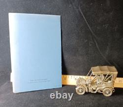 Franklin Mint 172 g Sterling Silver Car Miniatures-1903 Fiat Issue No. 1