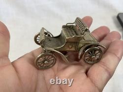 Franklin Mint 1904 Curved Dash Oldsmobile Sterling Silver Mini Car 143 63 Gr