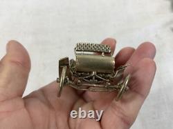 Franklin Mint 1904 Curved Dash Oldsmobile Sterling Silver Mini Car 143 63 Gr