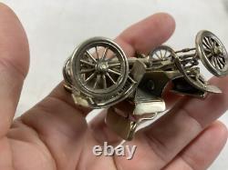 Franklin Mint 1904 Curved Dash Oldsmobile Sterling Silver Mini Car 143 63 Gr