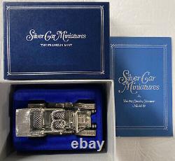 Franklin Mint 1911 Stanley Model 70 Sterling Silver Miniature Car 143 197 Grams