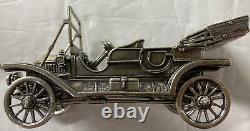 Franklin Mint 1911 Stanley Model 70 Sterling Silver Miniature Car 143 197 Grams