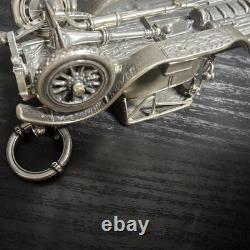 Franklin Mint 1913 Cadillac Coupe Sterling Silver model 143 Scale