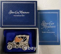 Franklin Mint 1913 Fiat Sterling Silver Miniature Car 143 162.1 Gr