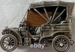 Franklin Mint 1913 Fiat Sterling Silver Miniature Car 143 162.1 Gr