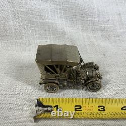 Franklin Mint 1913 Fiat Sterling Silver Miniature Car 143 169 Gr