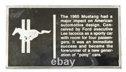 Franklin Mint 1965 Ford Mustang. 925 Sterling Silver Car Art Bar Bullion