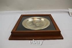 Franklin Mint 1972 Along the Brandywine James Wyeth Sterling Silver Plate Auth
