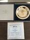 Franklin Mint 1972 George Washington Sterling Silver Plate Inlaid With 24k Gold