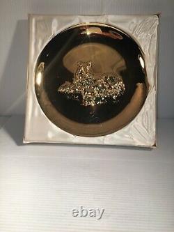 Franklin Mint 1972 Mothers Day 18 Kt Gold Plated On Solid Sterling Silver