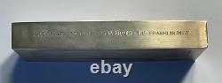 Franklin Mint 1972 Sterling Silver 1000 gms Bar, 1st Time Dow Jones 1000 Points