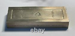 Franklin Mint 1972 Sterling Silver 1000 gms Bar, 1st Time Dow Jones 1000 Points