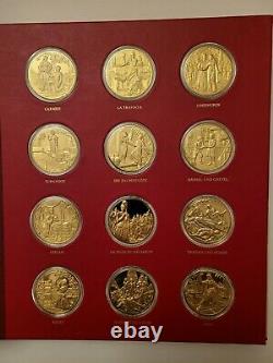 Franklin Mint 1973-78 Opera's Most Beautiful Moments 60 Sterling Silver Medals