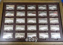 Franklin Mint 1973 Centennial Car Ingots Collection Sterling Silver 208 Oz