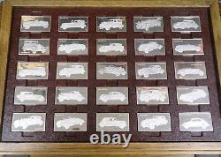 Franklin Mint 1973 Centennial Car Ingots Collection Sterling Silver 208 Oz