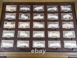 Franklin Mint 1973 Centennial Car Ingots Collection Sterling Silver 208 Oz