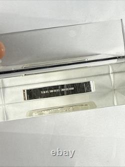 Franklin Mint 1973 Father's Day Sterling Silver Bar Ingot in Stand / Paperweight