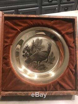 Franklin Mint- 1973 Second Annual Thanksgiving Plate by Artist Steven Donahos