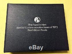 Franklin Mint 1973 Special Commemorative First Edition Sterling Silver Proof Set