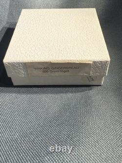 Franklin Mint 1974 1977.925 Silver Christmas Ingots with Boxes & COAs 3.12oz