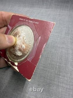 Franklin Mint 1974 Commonwealth of the Bahamas Sterling Silver. 925 $10 Coin
