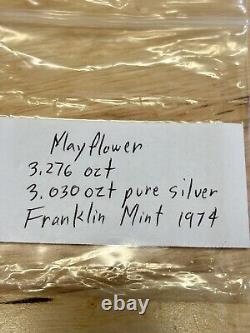 Franklin Mint 1974 Mayflower Sterling 3.276 oz Silver