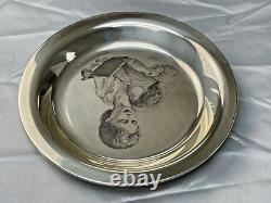 Franklin Mint 1974 Sterling Silver Mother's Day Plate ==Mother & Child Scene==8