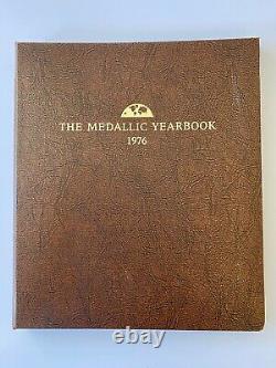 Franklin Mint 1976 Bicentennial Sterling Silver Medallic Yearbook