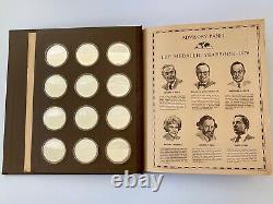 Franklin Mint 1976 Bicentennial Sterling Silver Medallic Yearbook