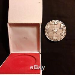 Franklin Mint 1976 Solid 925 Silver Medal. BOX. 293Grms. FREE UK/EU POSTAGE