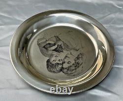 Franklin Mint 1976 Sterling Silver Mother's Day Plate ==Mother & Child Scene==8