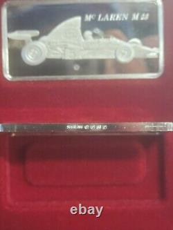 Franklin Mint 1977 First Edition Sterling Silver Full Set Worlds Greatest Racing