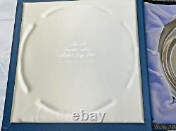 Franklin Mint 1977 Sterling Silver Mother's Day Plate ==Baby Praying Pose== 8