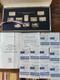 Franklin Mint 1980 United States Olympic Postage Stamps In Solid Sterling Silver