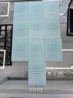 Franklin Mint 1980 United States Olympic Postage Stamps In Sterling Silver #7638