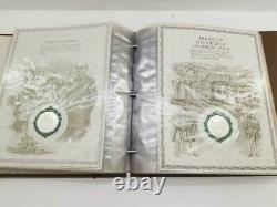 Franklin Mint 1981 World Great Historic Seals 50 Sterling Silver Medal Set w COA