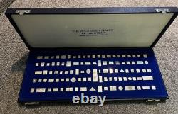 Franklin Mint 1982 Sterling Silver Miniatures of the 100 Most Famous Stamps