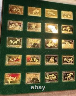 Franklin Mint 1983 Ducks Unlimited Gold Sterling Silver 50 Piece Collection MORE