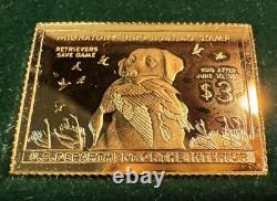 Franklin Mint 1983 Ducks Unlimited Gold Sterling Silver 50 Piece Collection MORE