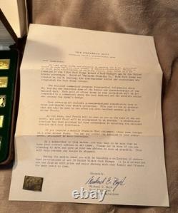 Franklin Mint 1983 Ducks Unlimited Gold Sterling Silver 50 Piece Collection MORE