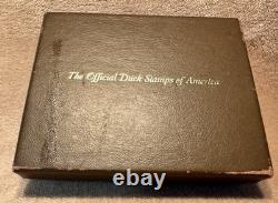 Franklin Mint 1983 Ducks Unlimited Gold Sterling Silver 50 Piece Collection MORE