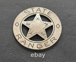 Franklin Mint 1987 Sheriff Badges 93.5g Sterling Silver Franklin Mint Set of 5
