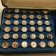 Franklin Mint 1st Edition 54pc Sterling Silver Presidential Mini Coin Set