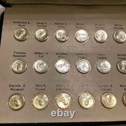 Franklin Mint 1st Edition 54pc Sterling Silver Presidential Mini Coin Set