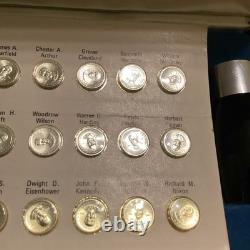 Franklin Mint 1st Edition 54pc Sterling Silver Presidential Mini Coin Set