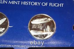 Franklin Mint 2 1 Oz Sterl Silver Supermarine Spitfire Clipper History of Flight