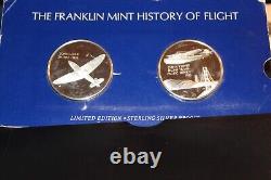 Franklin Mint 2 1 Oz Sterl Silver Supermarine Spitfire Clipper History of Flight