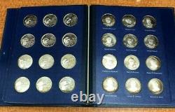 Franklin Mint 36 Sterling Silver Presidential Commemorative Medals