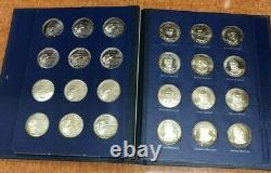 Franklin Mint 36 Sterling Silver Presidential Commemorative Medals