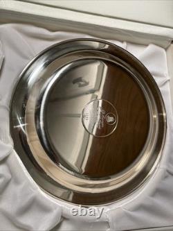 Franklin Mint 366g Easter Plate Resurrection Frudakis Sterling Silver Jesus Love
